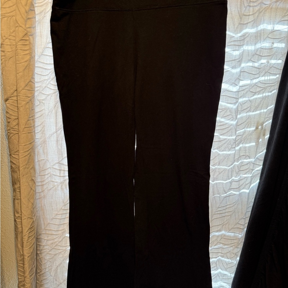 Black Women's Wide Leg Leggings